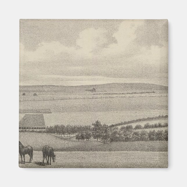 Mill Brae Ranch, Kansas Magnet (Front)