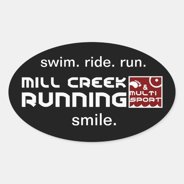 Mill Creek Club Oval Stickers (Front)