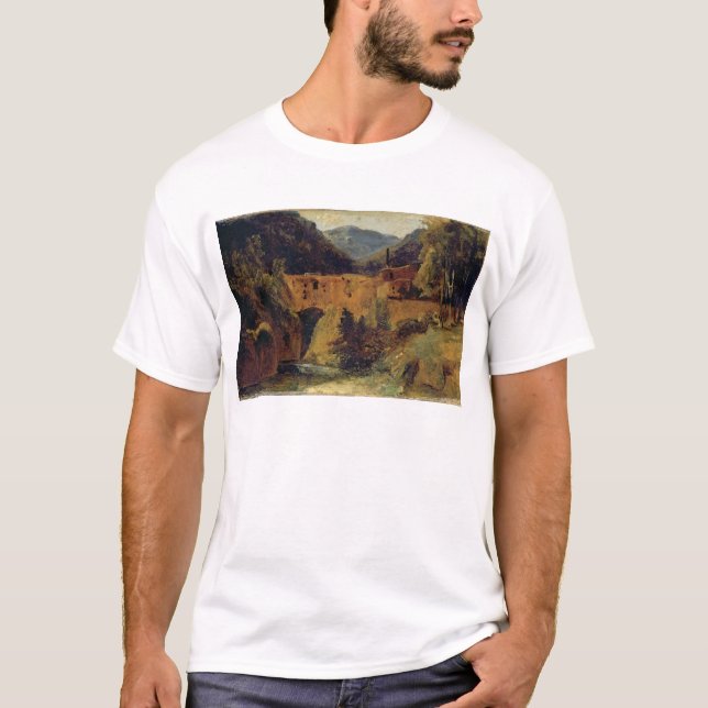 Mill in the valley near Amalfi, 1829 T-Shirt (Front)