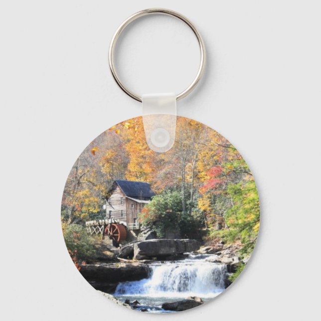 Mill in the woods key ring (Front)