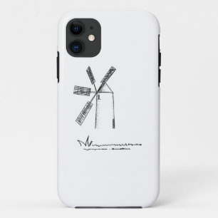 mill on white background Case-Mate iPhone case