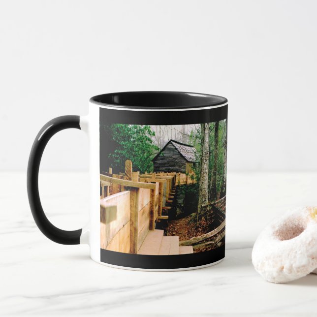 Mill Scene Mug (With Donut)