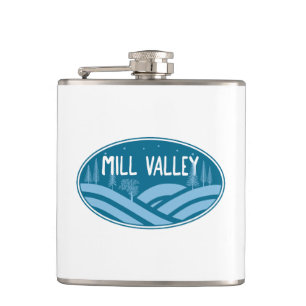Mill Valley California Outdoors Hip Flask