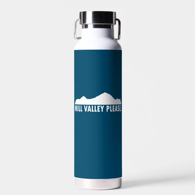Mill Valley California Please Water Bottle (Front)