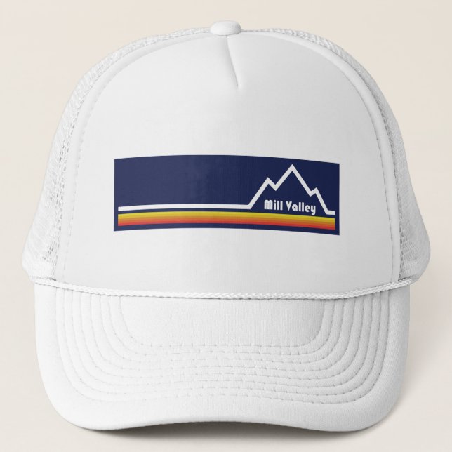 Mill Valley California Trucker Hat (Front)