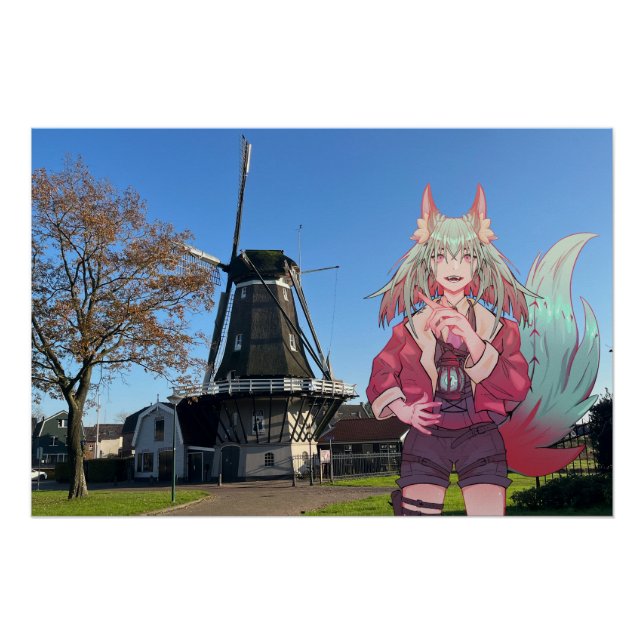 Mill VTuber, Anime Poster (Front)