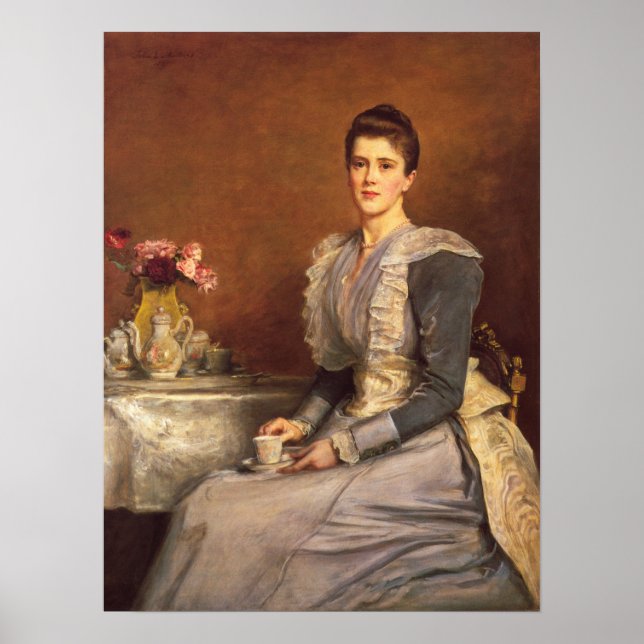 Millais - Mary Chamberlain 1891 Poster (Front)