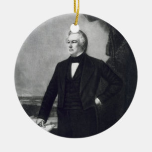 Millard Fillmore, 13th President of the United Sta Ceramic Tree Decoration