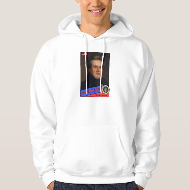 Millard Fillmore Baseball Card Hoodie (Front)