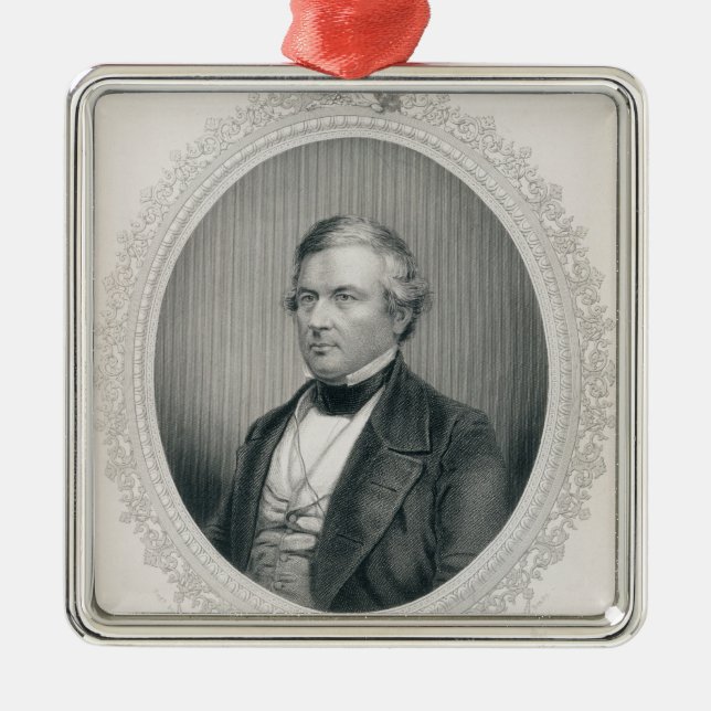 Millard Fillmore Metal Tree Decoration (Front)