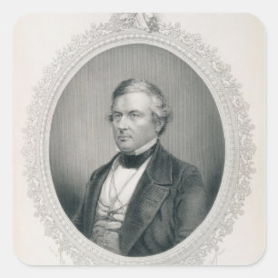 Millard Fillmore Square Sticker