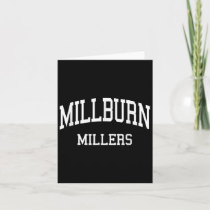 Millburn High School Hs Millburn Nj Retro Srts  Card
