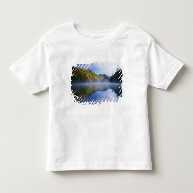 Millcreek Lake and autumn colours at sunrise, Toddler T-Shirt (Front)