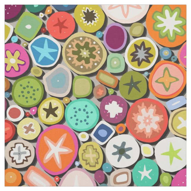 millefiori fabric (Swatch)