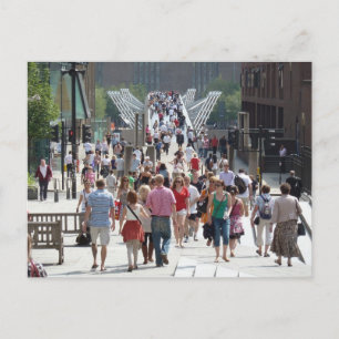 Millenium Bridge, London Postcard