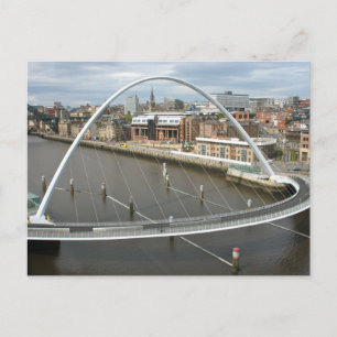Millenium Bridge Newcastle  England Post Card