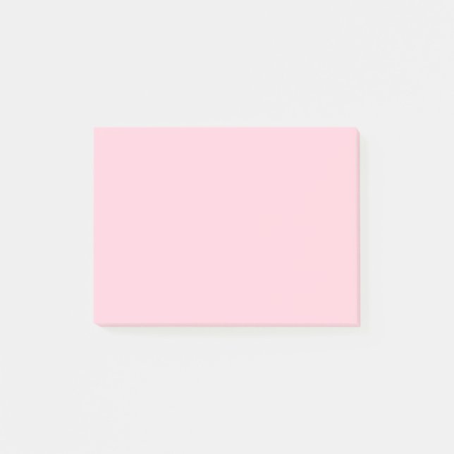 Millennial Pink Solid Colour Post-it Notes (Front)