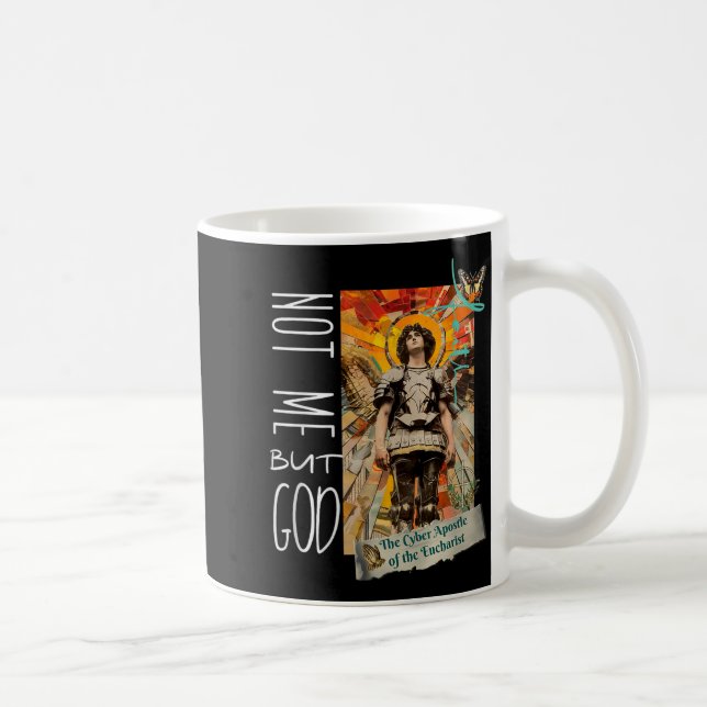 Millennial Saint The Eucharist Not Me God Premium  Coffee Mug (Right)