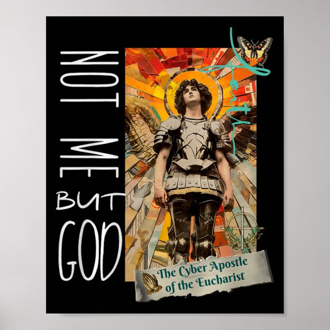 Millennial Saint The Eucharist Not Me God Premium  Poster (Front)