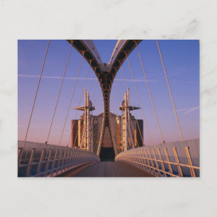 Millennium Bridge, Lowry Centre, Salford Postcard