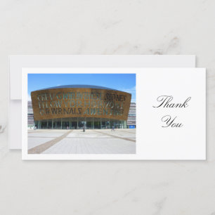 Millennium Centre, Cardiff, Wales - Thank You