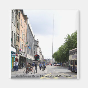 Millennium Spire, Dublin city Ireland Magnet