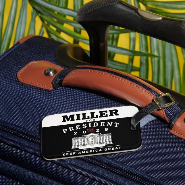 MILLER 2028 LUGGAGE TAG (Front Insitu 3)