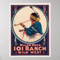 Miller Bros. 101 Ranch, Wild West Circus Poster