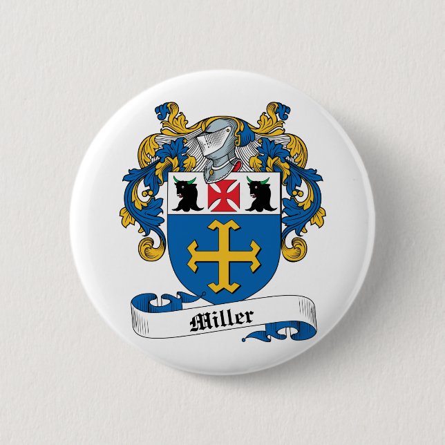 Miller Family Crest 6 Cm Round Badge (Front)