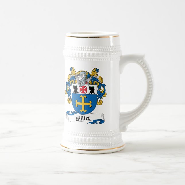 Miller Family Crest Beer Stein (Right)