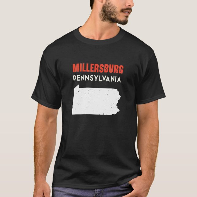 Millersburg Pennsylvania USA State America Travel T-Shirt (Front)