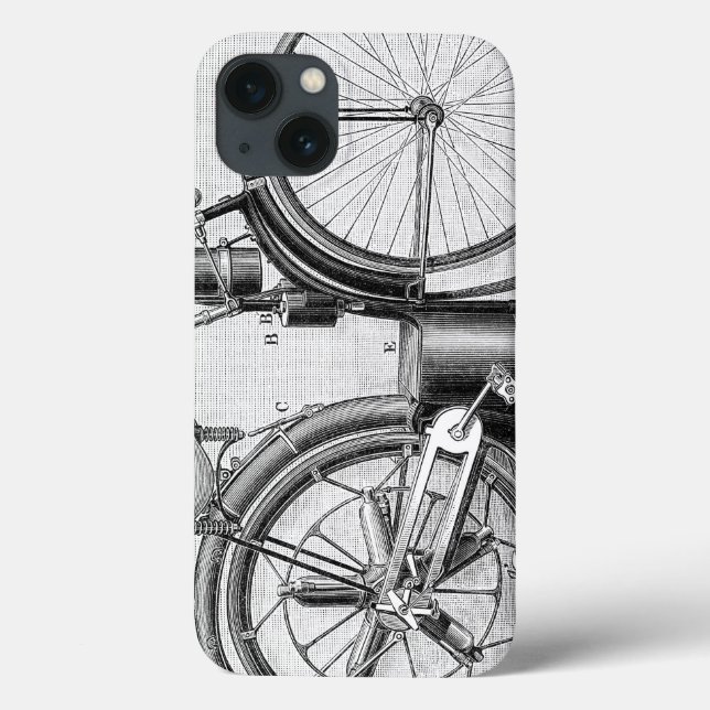 Millet Motorcycle, 1895 Case-Mate iPhone Case (Back)
