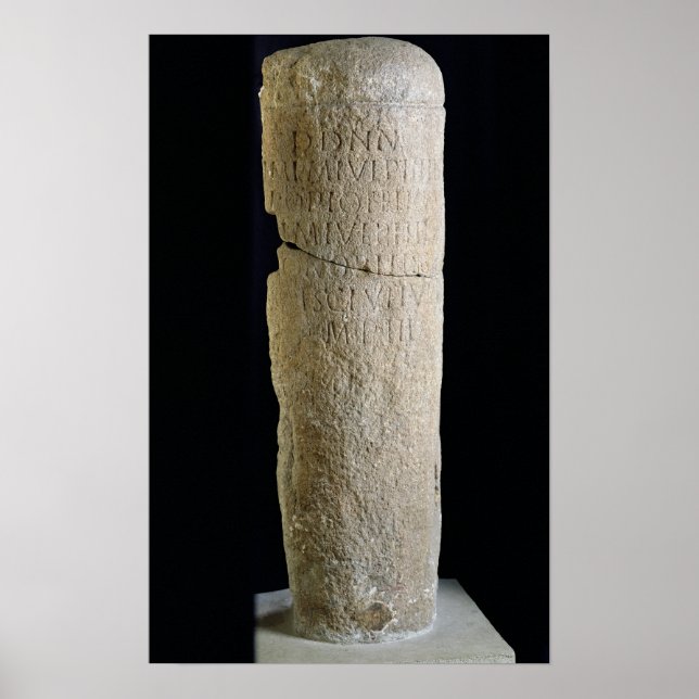 Milliary boundary columm poster (Front)