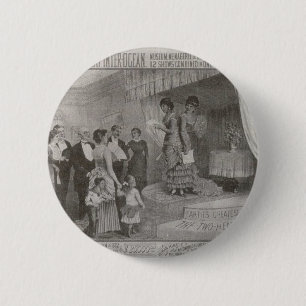 Millie Christine / The Two Headed Lady 6 Cm Round Badge