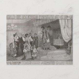 Millie Christine / The Two Headed Lady Postcard