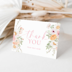 Millie Floral Bridal Shower Thank You Card