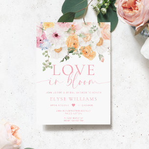 Millie Floral Love In Bloom Bridal Shower Invitation