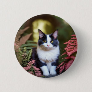 Millie The Ragdoll Cat,  6 Cm Round Badge
