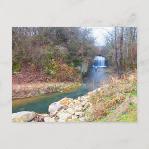 Millikin Falls, QT Metro Park, Columbus, Ohio Postcard
