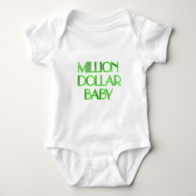 MILLION DOLLAR BABY BABY BODYSUIT (Front)