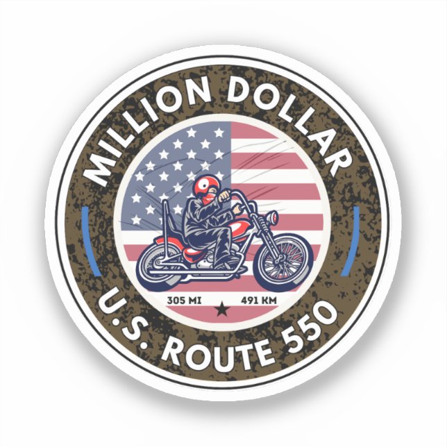 million dollar highway colorado motorcycle trip (Front)