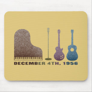 Million Dollar Quartet Instruments - Colour Mouse Pad