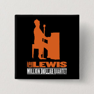Million Dollar Quartet Lewis 15 Cm Square Badge