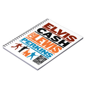 Million Dollar Quartet Names Spiral Notebook