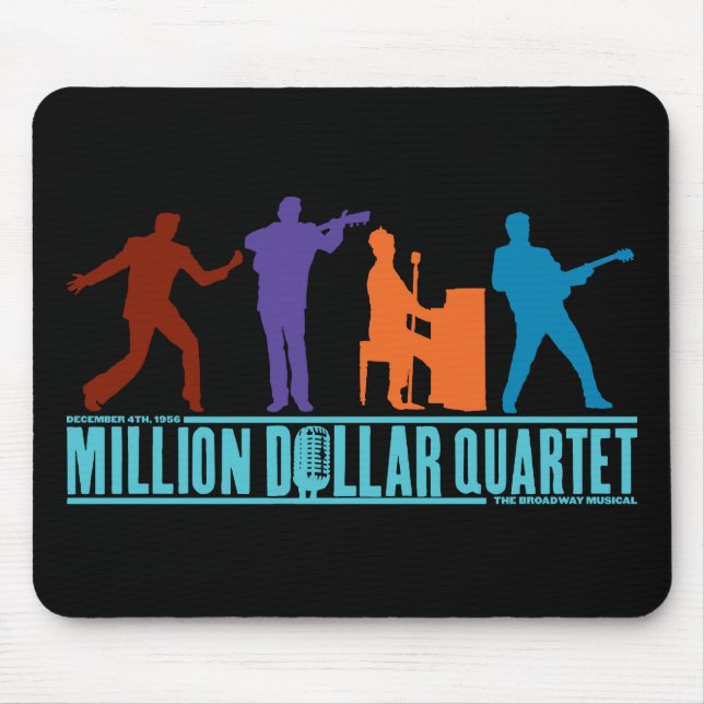Million Dollar Quartet On Stage Mouse Pad (Front)