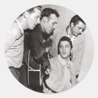 Million Dollar Quartet Photo Classic Round Sticker
