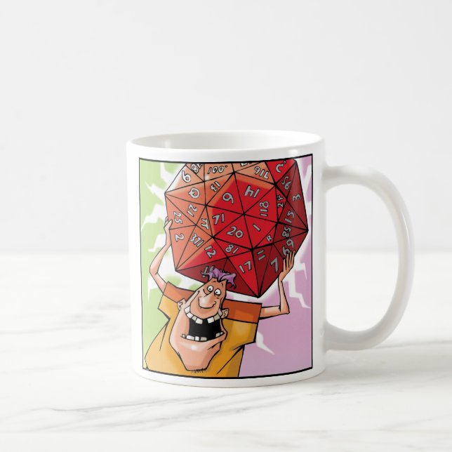 MILLION SIDED DIE!!! COFFEE MUG (Right)