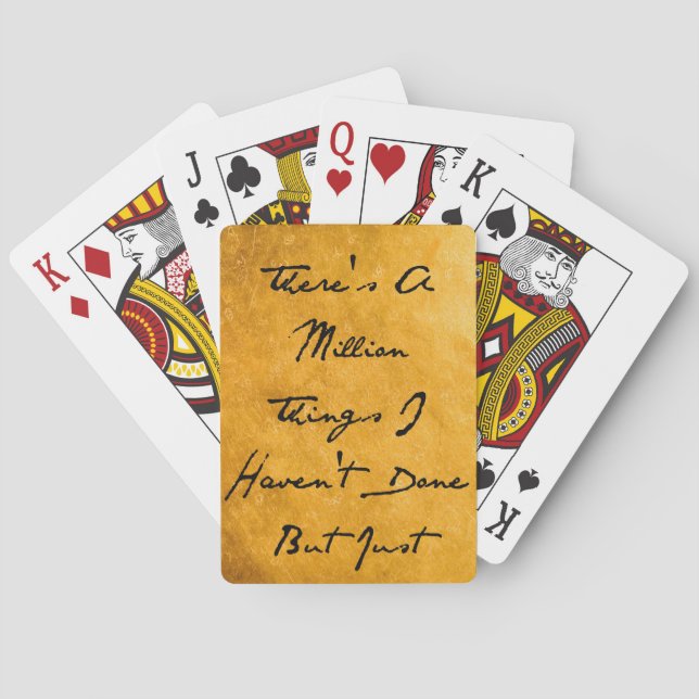 Million Things Playing Cards (Back)