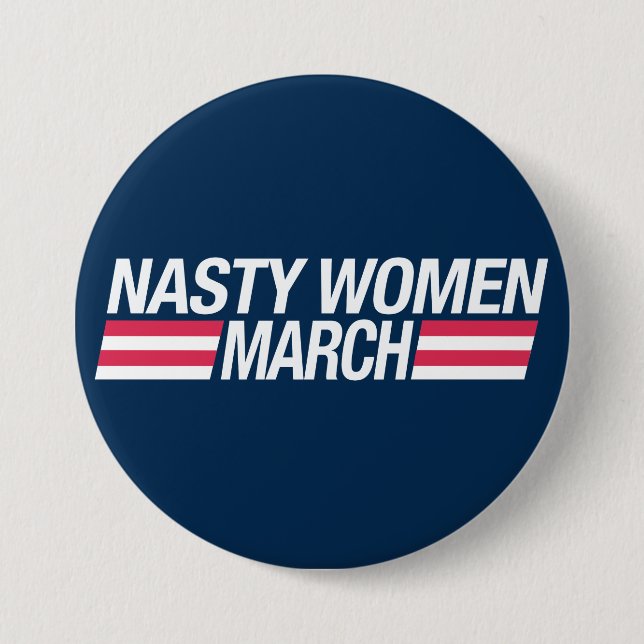 Million Women March button badge (Front)