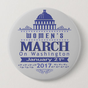 Million Womens March on Washington 2017 Button Pin
